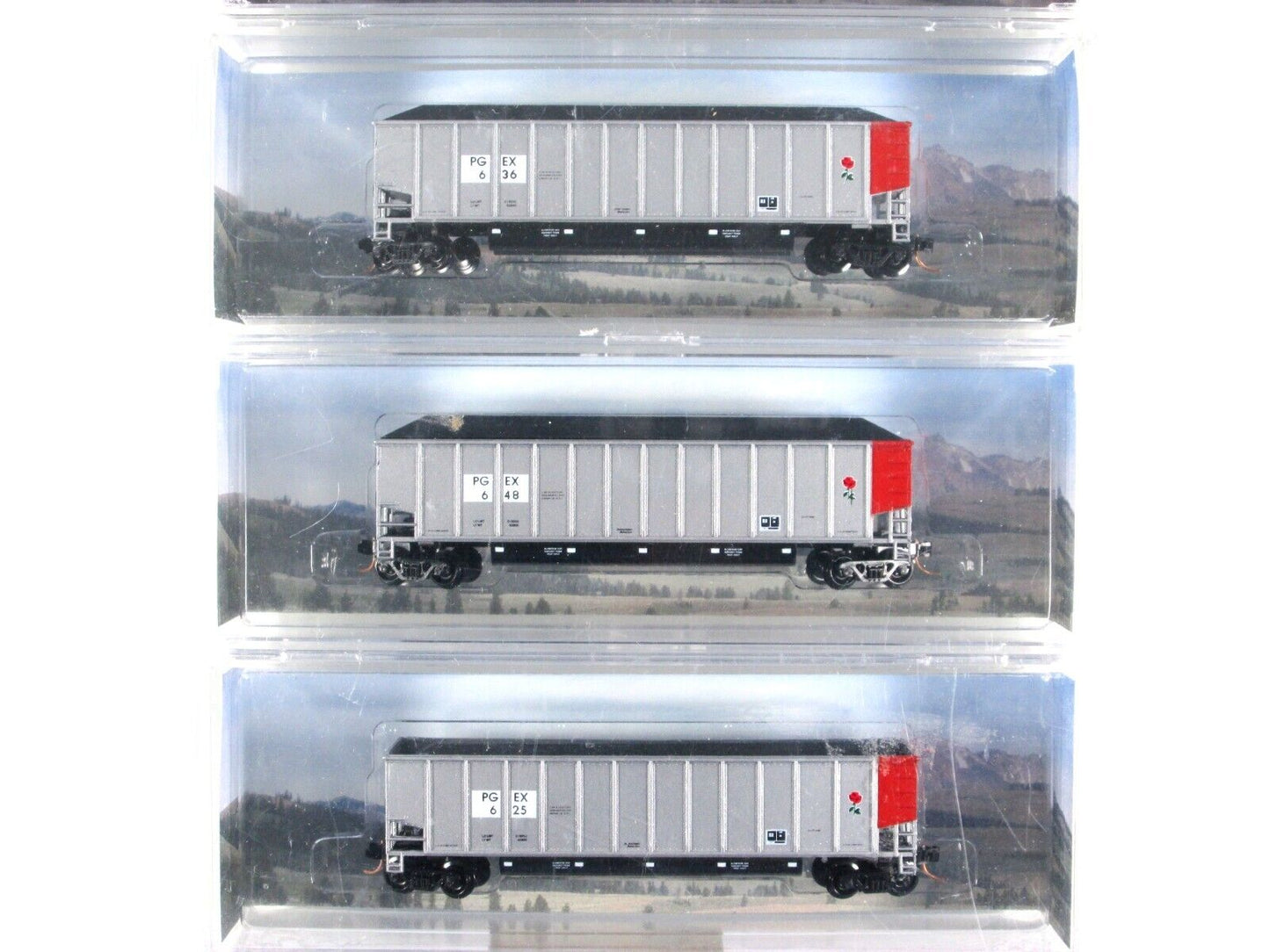 N Scale **Portland General Electric** Twin-Tub Coalporter 6-Set, PGEX - LBF 5419