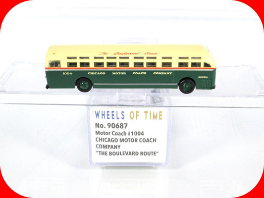 N Scale **CHICAGO MOTOR COACH Co.** Boulevard Route #1004 - WHEELS of TIME 90687