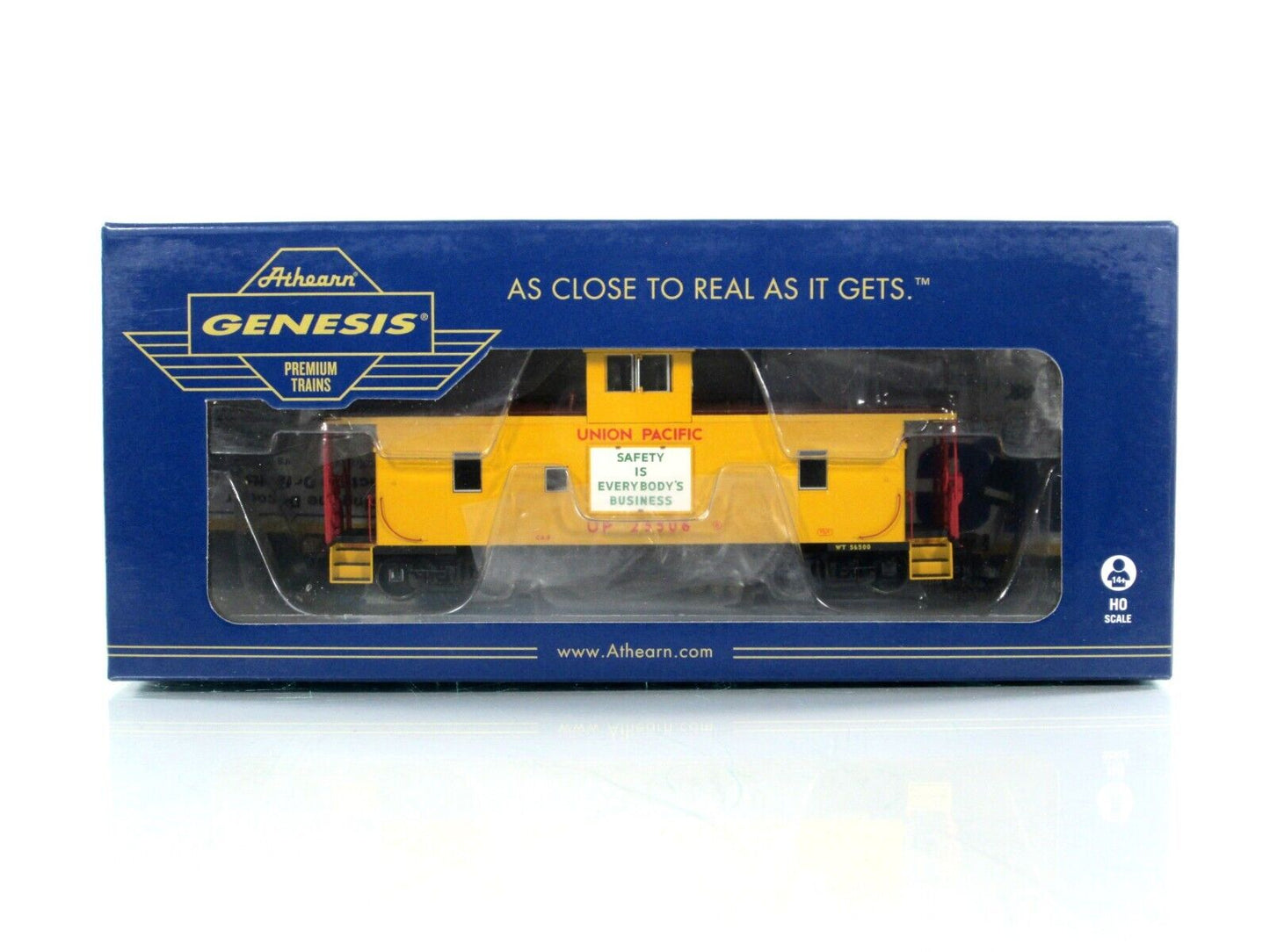 HO Scale **UNION PACIFIC** CA-8 Caboose #25506 - Athearn, DCC Tsunami Sound, LED