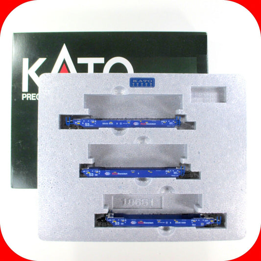 N Scale **PACER** Gunderson MAXI-IV Double Stack Well Car #6300 -- Kato 106-6117