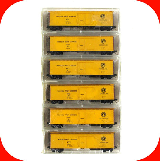 N Scale **GN WESTERN FRUIT EXPRESS** Reefer 6-Pack #2 - Kadee Micro Trains 69012