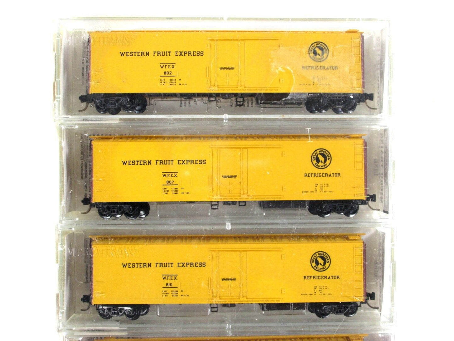 N Scale **GN WESTERN FRUIT EXPRESS** Reefer 6-Pack #2 - Kadee Micro Trains 69012