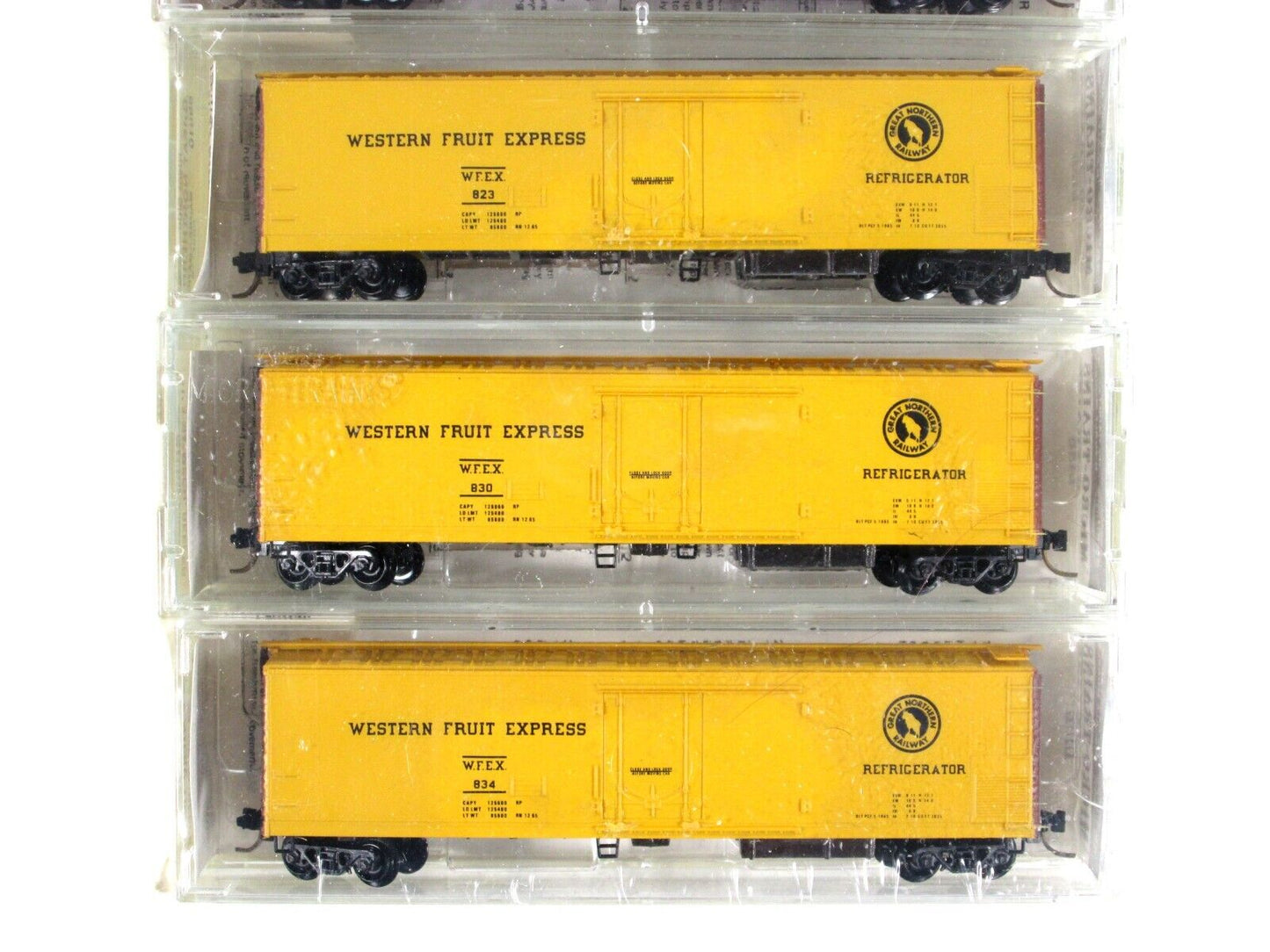 N Scale **GN WESTERN FRUIT EXPRESS** Reefer 6-Pack #2 - Kadee Micro Trains 69012