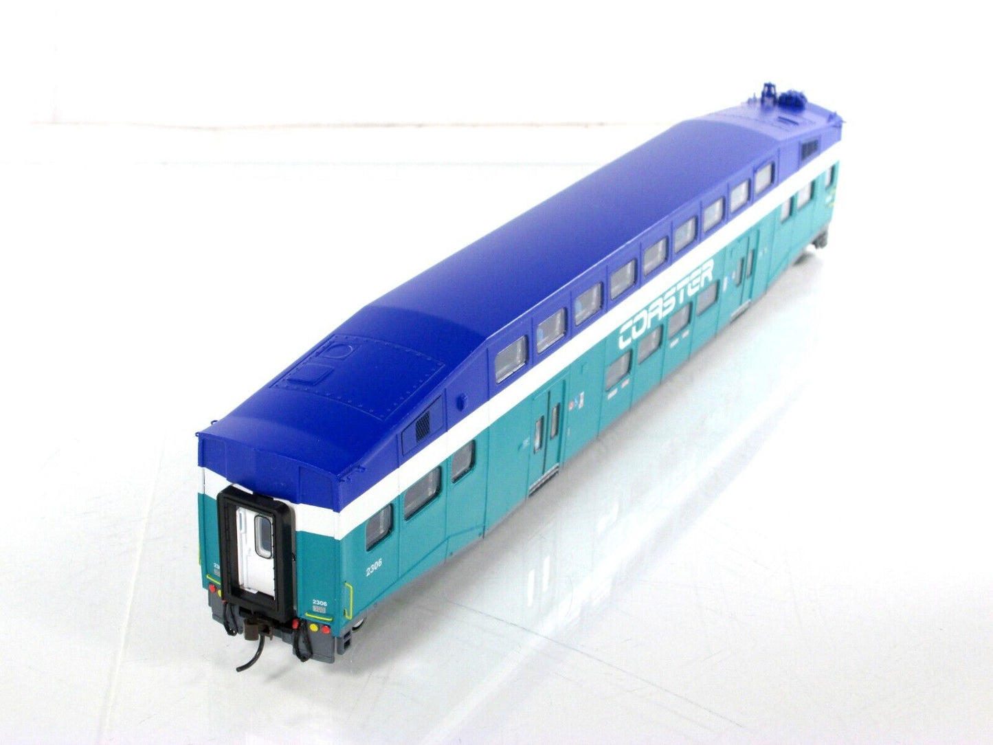 HO Scale SAN DIEGO ***COASTER***  Bombardier Control Car #2306 ---- Athearn 2542