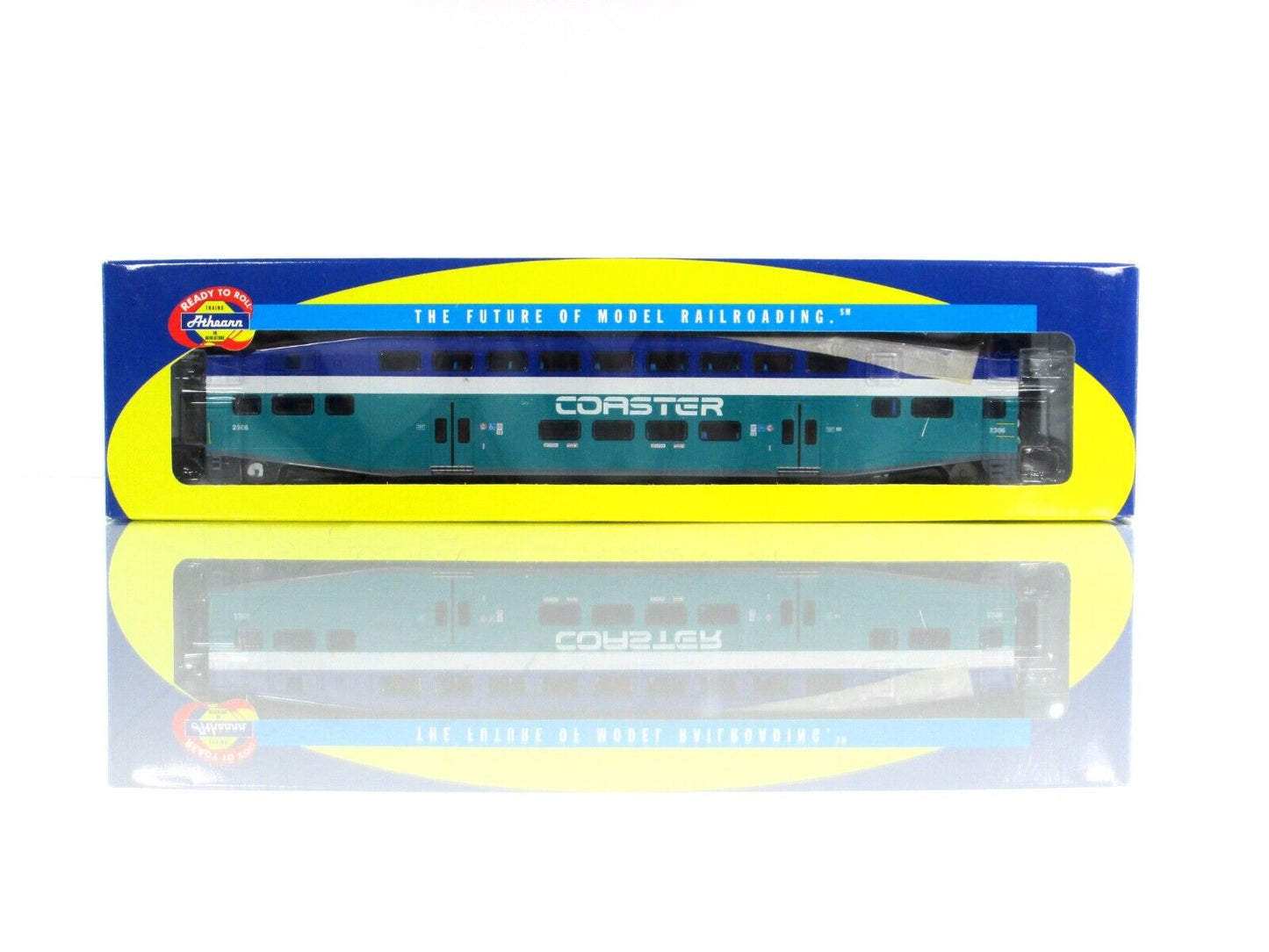 HO Scale SAN DIEGO ***COASTER***  Bombardier Control Car #2306 ---- Athearn 2542