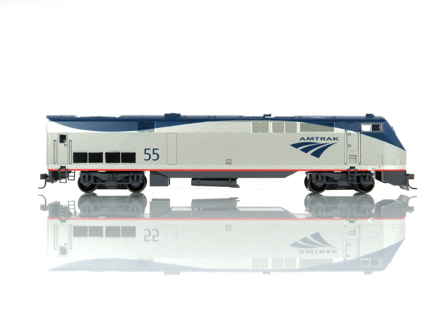 HO Scale ***AMTRAK*** AMD-103 Locomotive #55 ---- Athearn 99338, DC/DCC Equipped