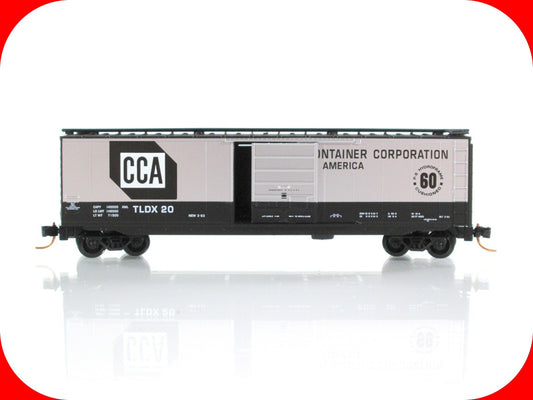 N Scale CONTAINER CORPORATION of AMERICA Box Car, TLDX 20  Micro Trains 03100210