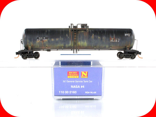 N Scale **NASA** Weathered 56' Tank Car, Series #4 - Micro Trains 110002160