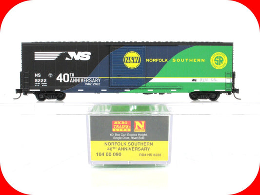 N Scale ***NORFOLK SOUTHERN 40th Anniversary*** Box Car -- Micro Trains 10400090