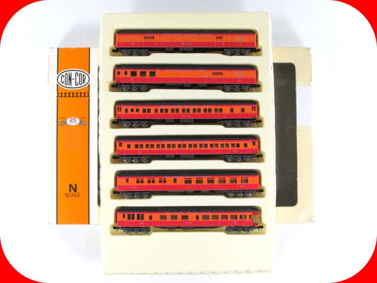 N Scale **SOUTHERN PACIFIC DAYLIGHT** HvyWt Passenger 6-Car Set - Con-Cor 570019