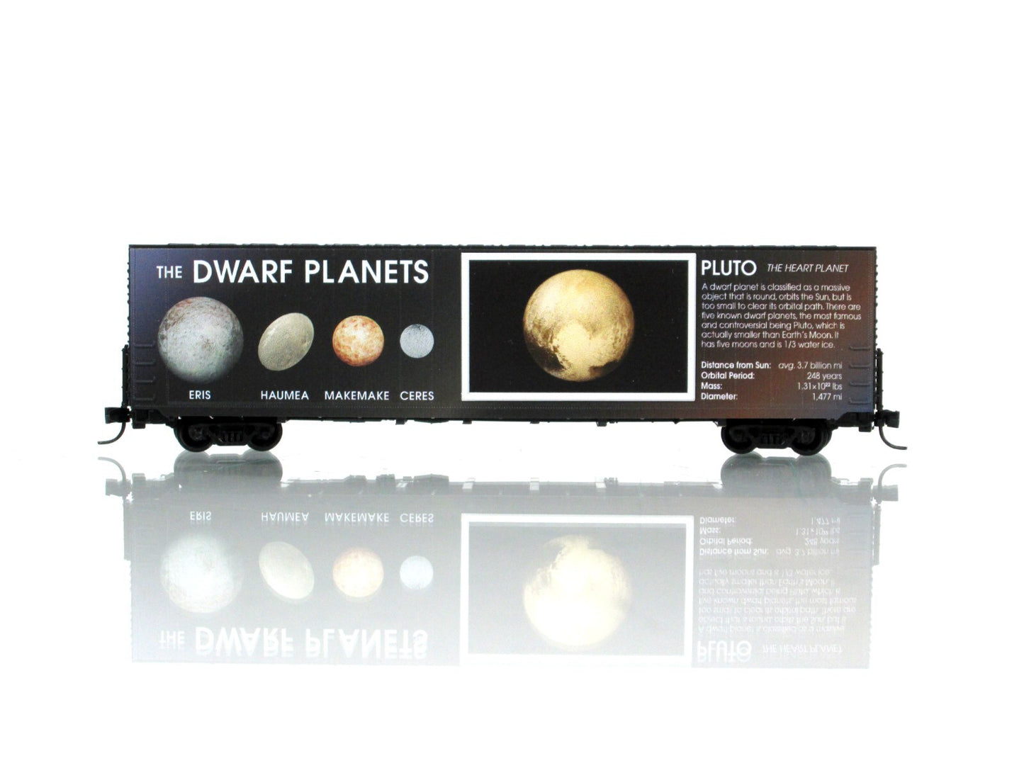 N Scale *DWARF PLANETS** Solar System 60' Box Car -Micro Trains 10200839 LIGHTED