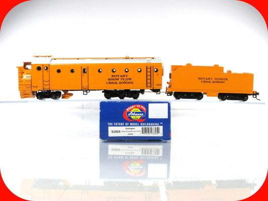 HO Scale ***CB&Q BURLINGTON*** Rotary Snow Plow 205099 -Athearn 93805 *Read Desc