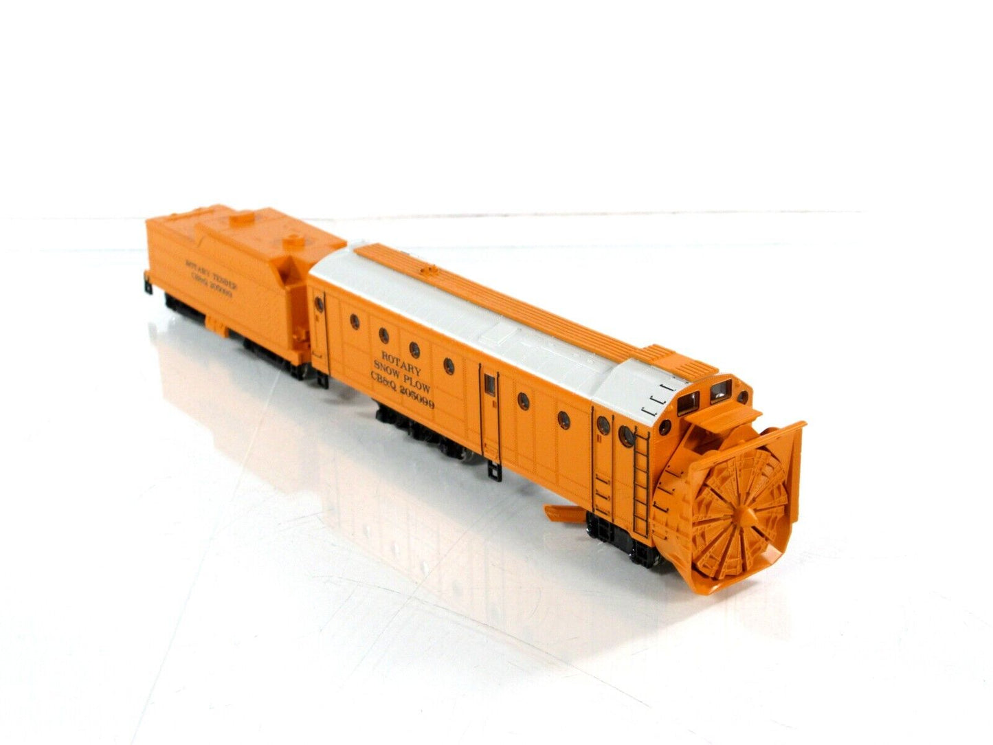 HO Scale ***CB&Q BURLINGTON*** Rotary Snow Plow 205099 -Athearn 93805 *Read Desc