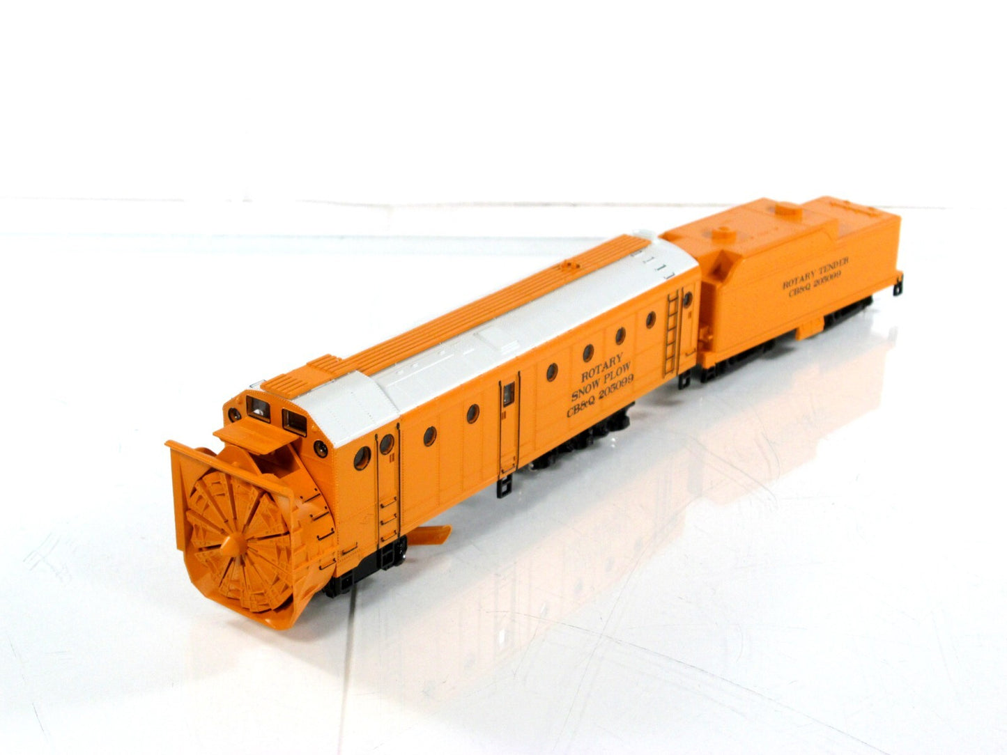 HO Scale ***CB&Q BURLINGTON*** Rotary Snow Plow 205099 -Athearn 93805 *Read Desc