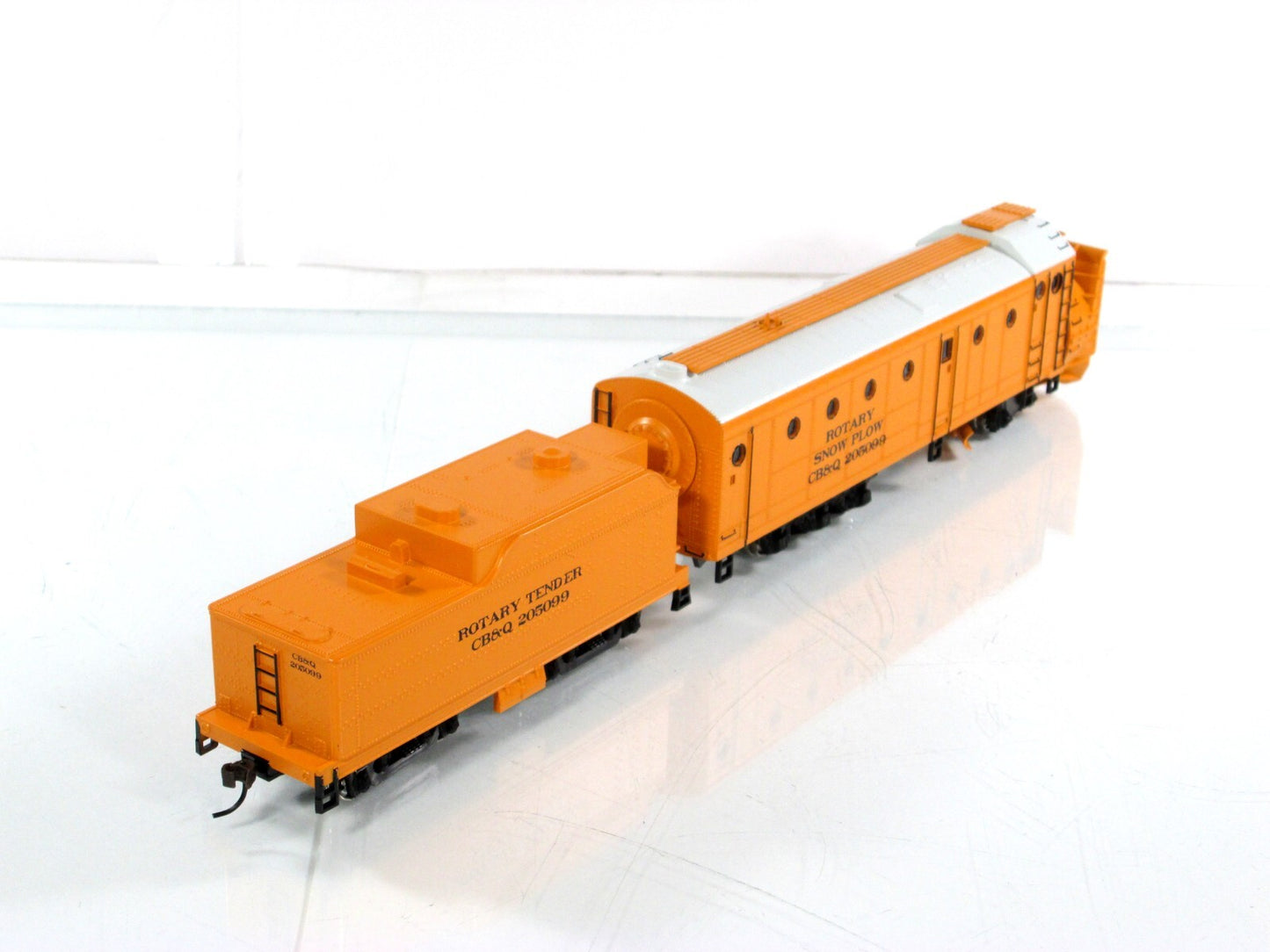 HO Scale ***CB&Q BURLINGTON*** Rotary Snow Plow 205099 -Athearn 93805 *Read Desc