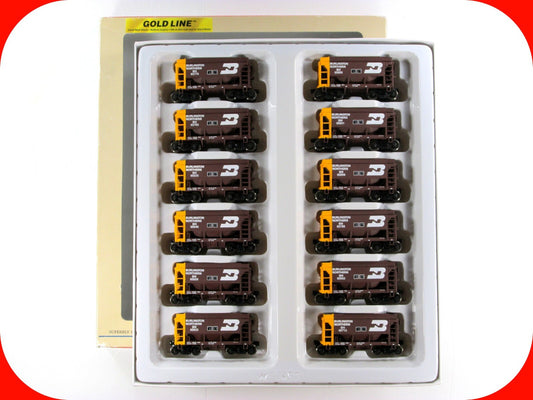 HO Scale *BURLINGTON NORTHERN* Taconite Mining Ore Car 12-Set -Walthers 932-4557