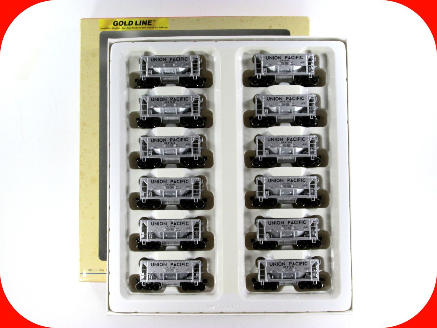 HO Scale ***UNION PACIFIC*** Mining Ore Car 12-Pack Set ------ Walthers 932-4473