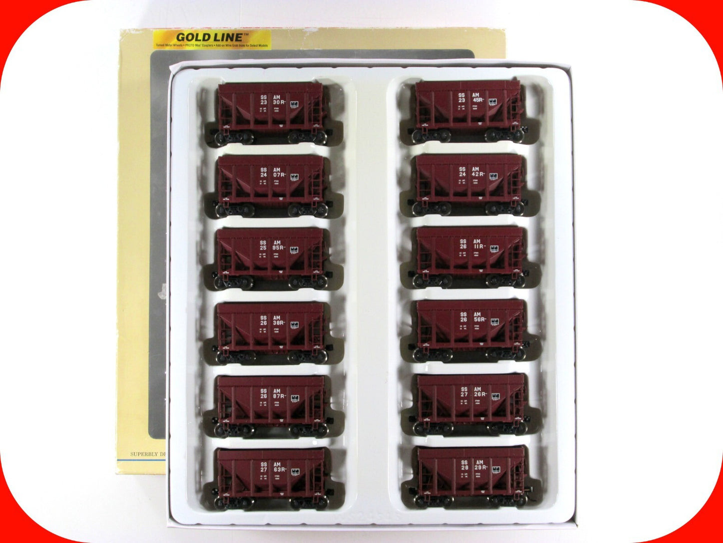 HO Scale ***SSAM*** Michigan Taconite Ore Car 12-Pack Set --- Walthers 932-40534