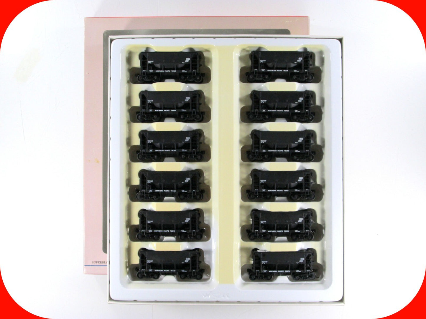 HO Scale ***NORTHERN PACIFIC*** Mining Ore Car 12-Pack Set -- Walthers 932-4455