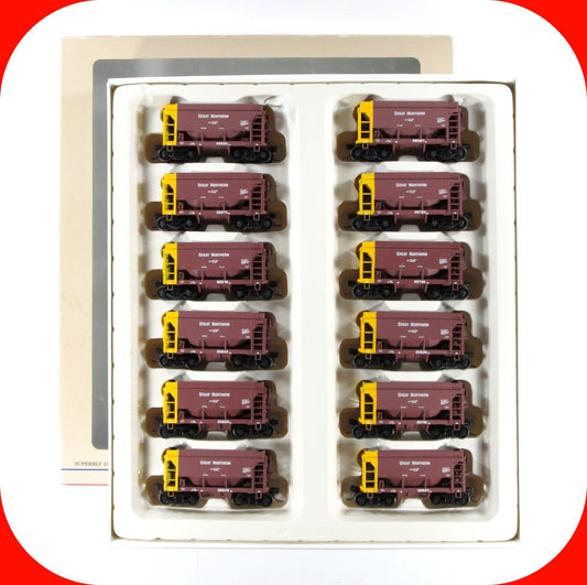 HO Scale **GREAT NORTHERN** Taconite Mining Ore Car 12-Pack -- Walthers 932-4555