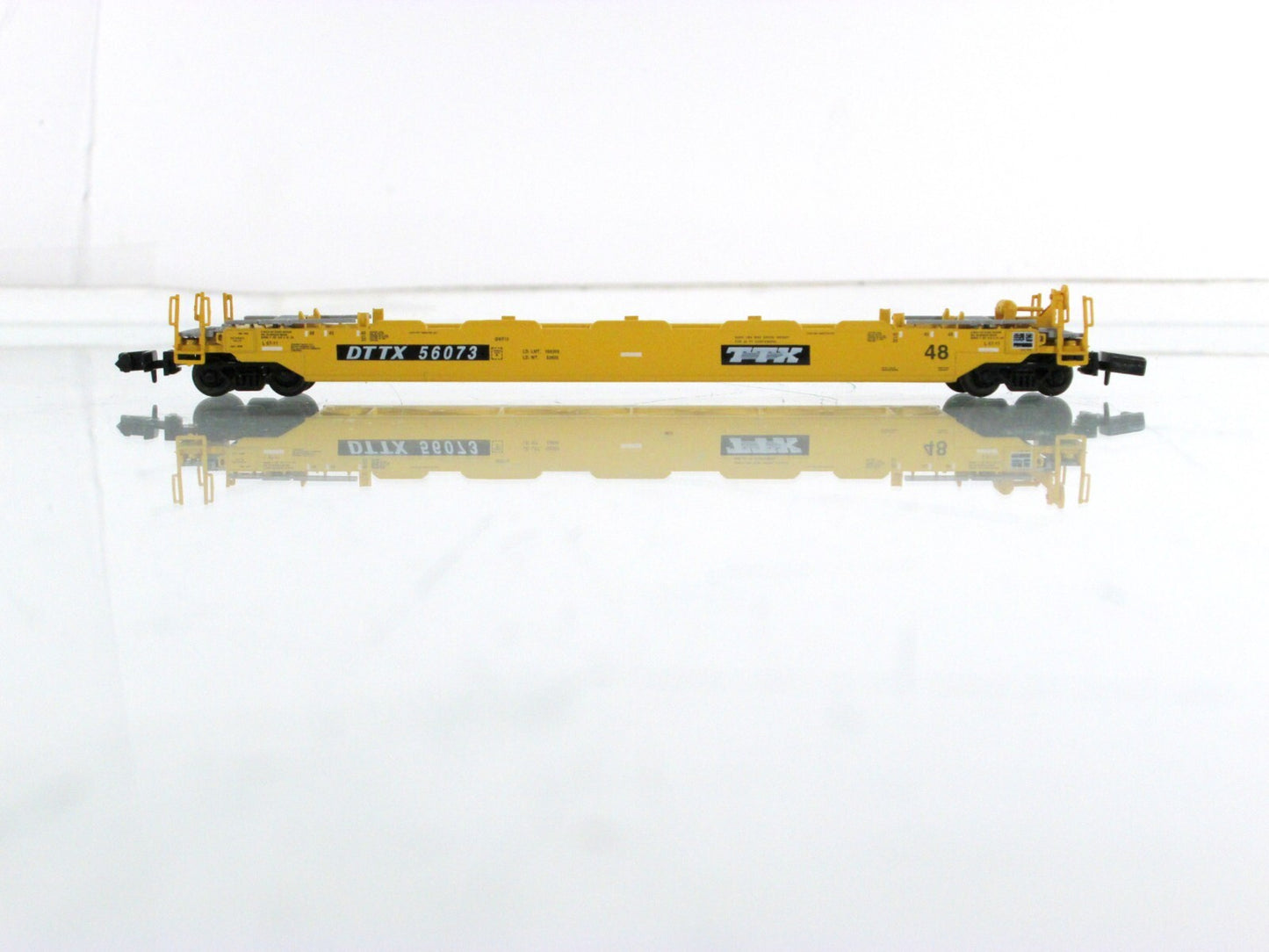 N Scale **TRAILER TRAIN** Husky Well Car 12-Set, 48' Well - Roundhouse 8472, 852