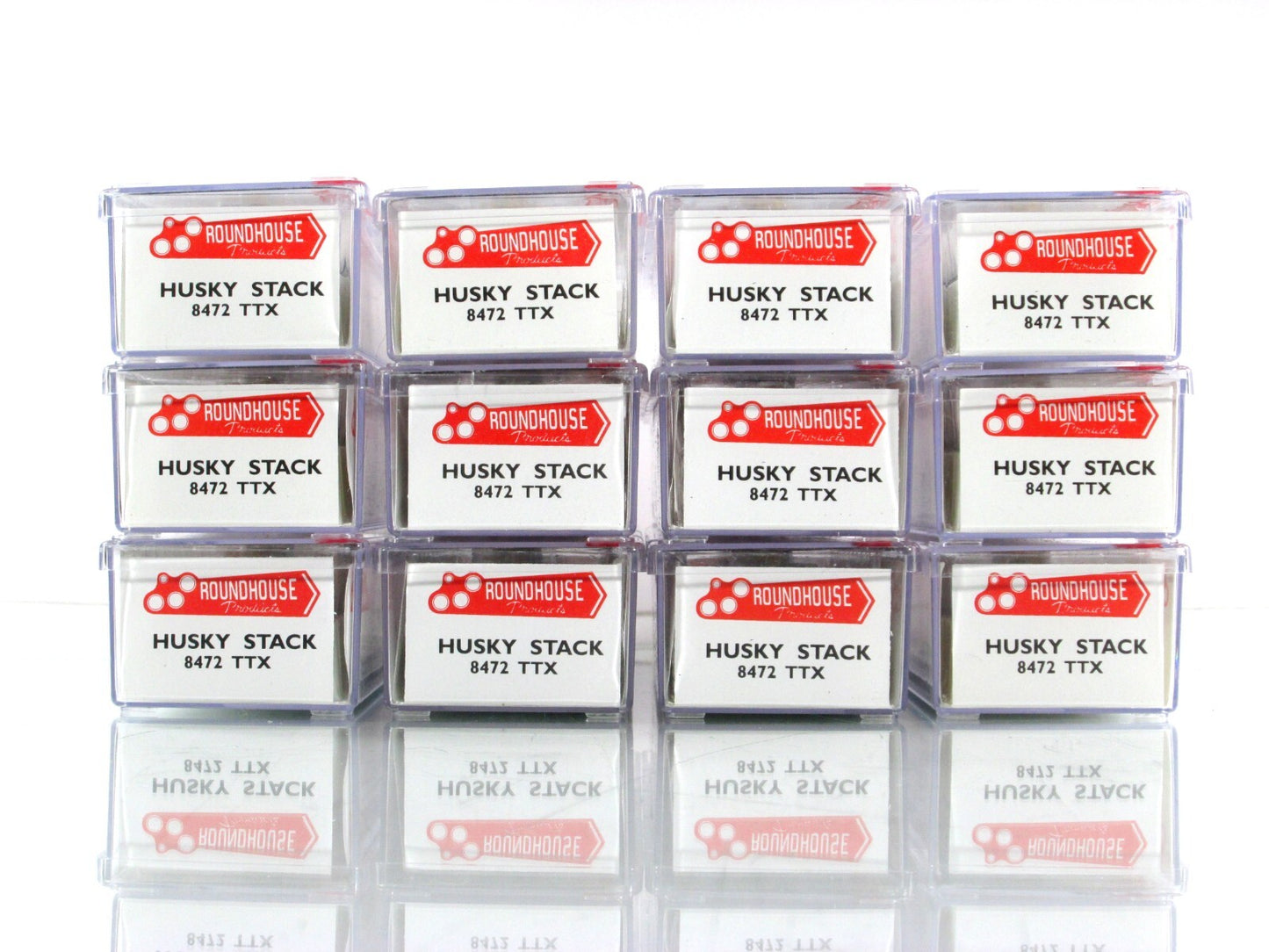 N Scale **TRAILER TRAIN** Husky Well Car 12-Set, 48' Well - Roundhouse 8472, 852