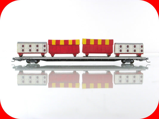 N Scale **RINGLING** Circus Wagons, 89' Flat Car #84710, --Micro Trains 11200710