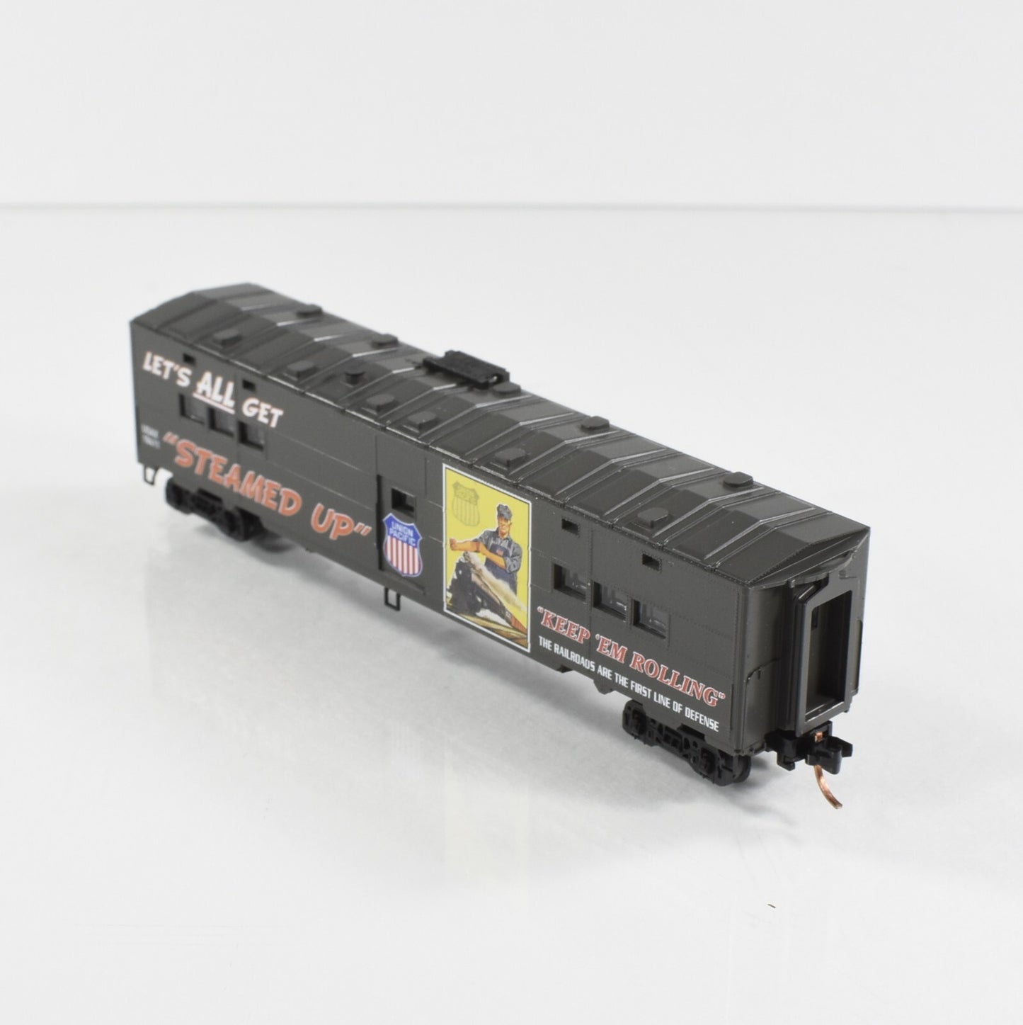 N Scale WWII Troop Kitchen *STEAMED UP* Poster Art #19411 -Micro Trains 11800110