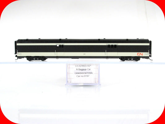 N Scale *CANADIAN NATIONAL* Lighted Baggage Car #9197 - Intermountain, Centralia