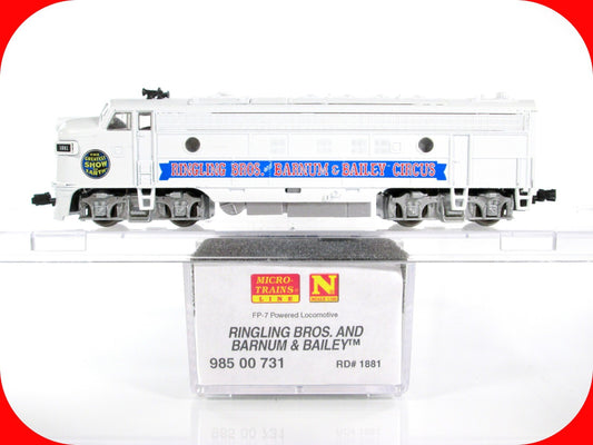 N Scale *RINGLING BARNUM & BAILEY* CIRCUS FP-7 Locomotive -Micro Trains 98500732