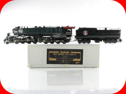 HO Scale BRASS Great Northern 2-8-8-0 Class N-3 Locomotive -- Tenshodo **Project