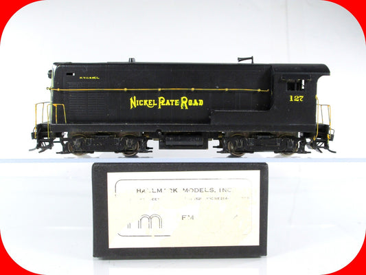 HO Scale BRASS Nickel Plate Road Diesel Switcher NKP #127 - by HALLMARK Models