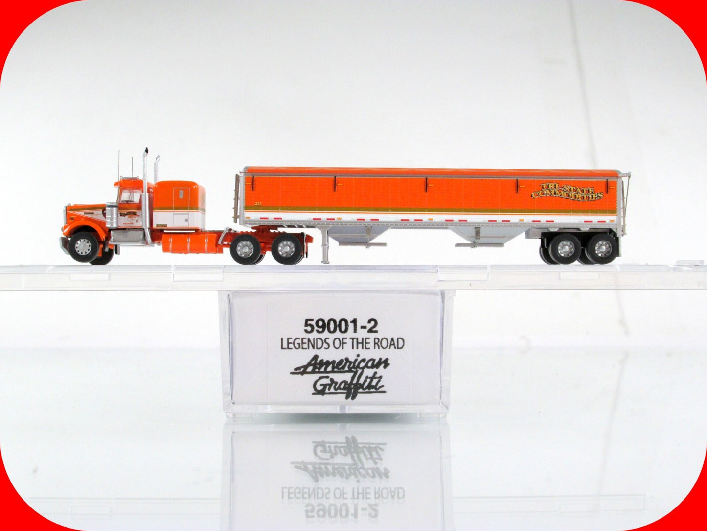 N Scale KENWORTH **AMERICAN GRAFFITI** W900 Tractor, Trailer - Trainworx 59001-2