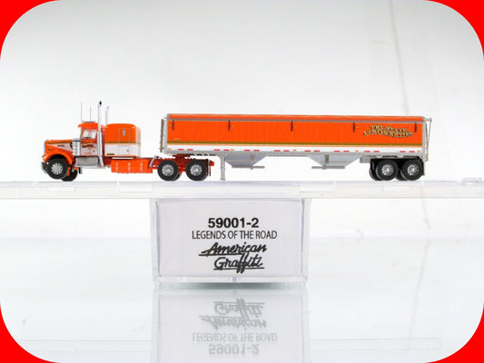 N Scale KENWORTH **AMERICAN GRAFFITI** W900 Tractor, Trailer - Trainworx 59001-2