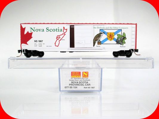 N Scale **NOVA SCOTIA** Canadian Provincial 50' Box Car, NS 1867 - Micro Trains