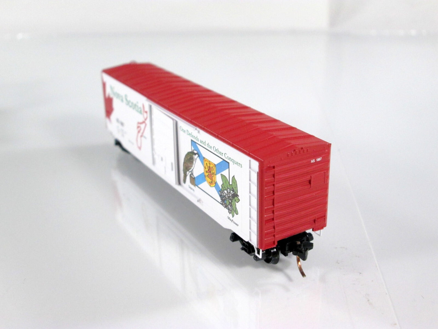 N Scale **NOVA SCOTIA** Canadian Provincial 50' Box Car, NS 1867 - Micro Trains