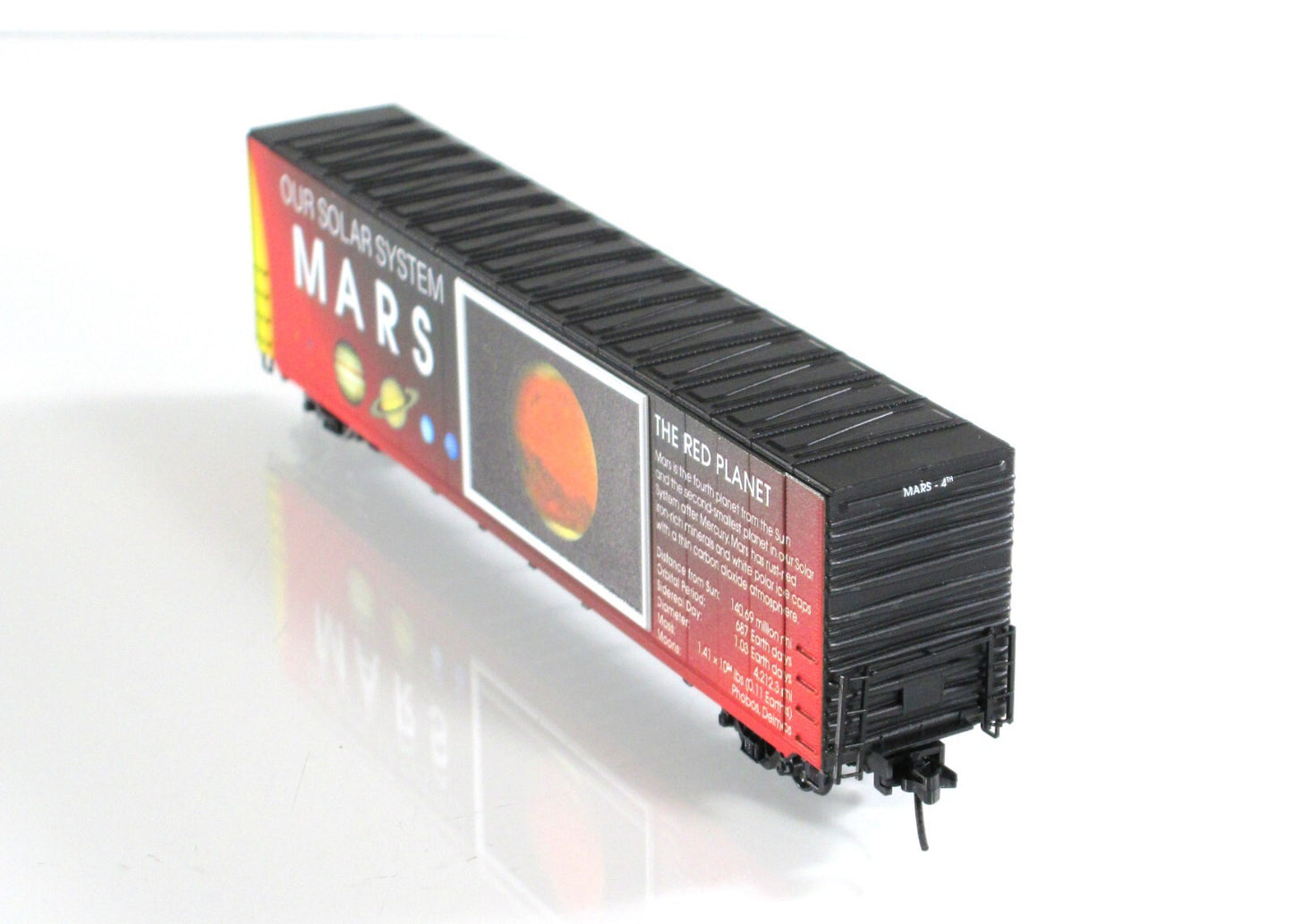 N Scale **MARS*** Solar System Planet Series 60' Box Car - Micro Trains 10202834