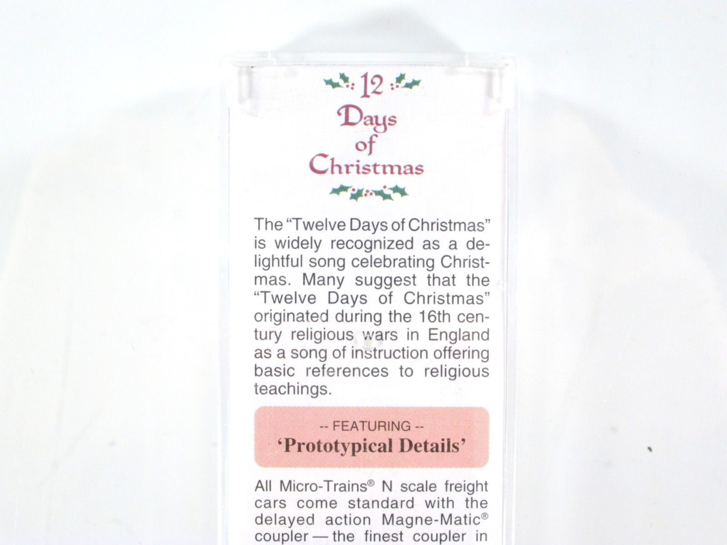 N Scale **12 DAYS of CHRISTMAS** FT Locomotive - Micro Trains 98701511 **DCC Rdy