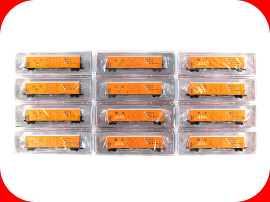 N Scale *PACIFIC FRUIT EXPRESS* UP-SP Reefer 12-Car Set Intermountain 68807 RARE