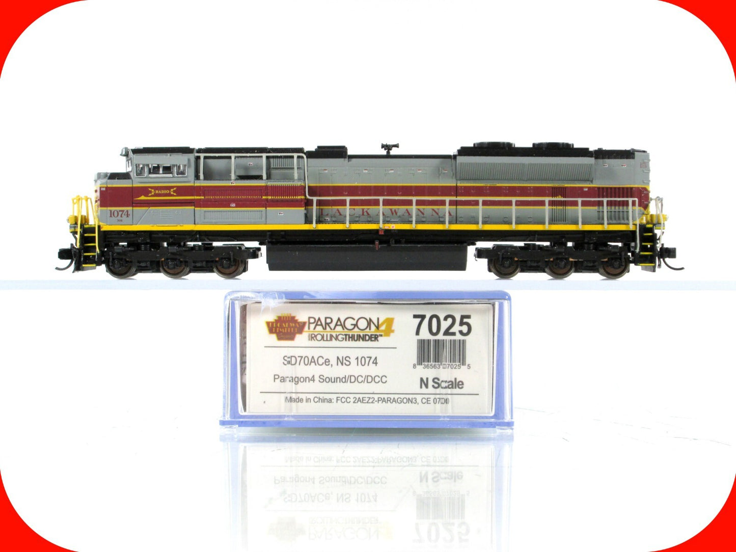 N Scale ***NORFOLK - DL&W Heritage** SD70ACe #1074 - Broadway 7025, DCC Paragon4