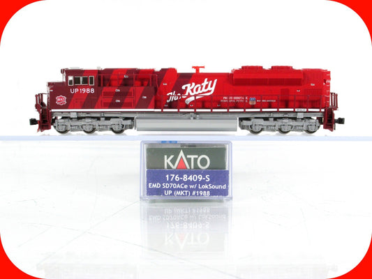 N Scale ***MKT - KATY*** UP Heritage SD70ACe #1988 - Kato 176-8409, DCC LokSound