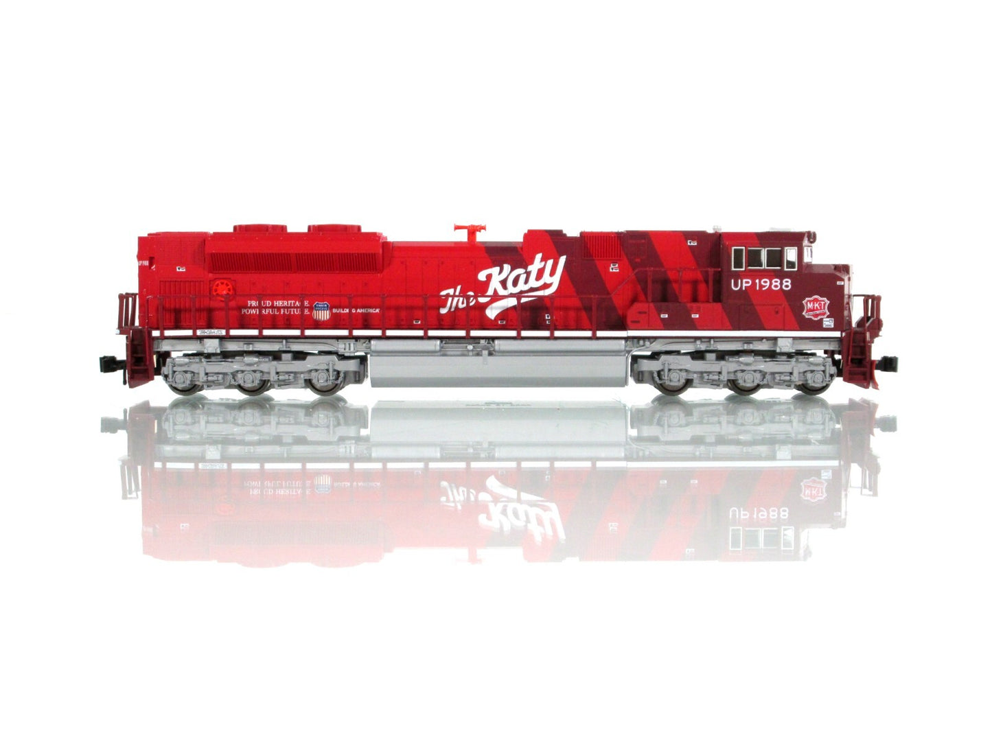 N Scale ***MKT - KATY*** UP Heritage SD70ACe #1988 - Kato 176-8409, DCC LokSound