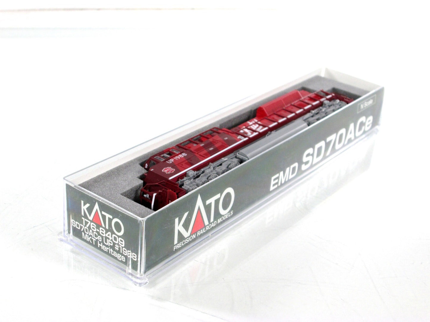 N Scale ***MKT - KATY*** UP Heritage SD70ACe #1988 - Kato 176-8409, DCC LokSound