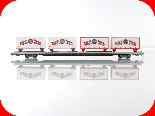 N Scale **RINGLING** Circus Wagons, 89' Flat Car #84709 -- Micro Trains 99300039