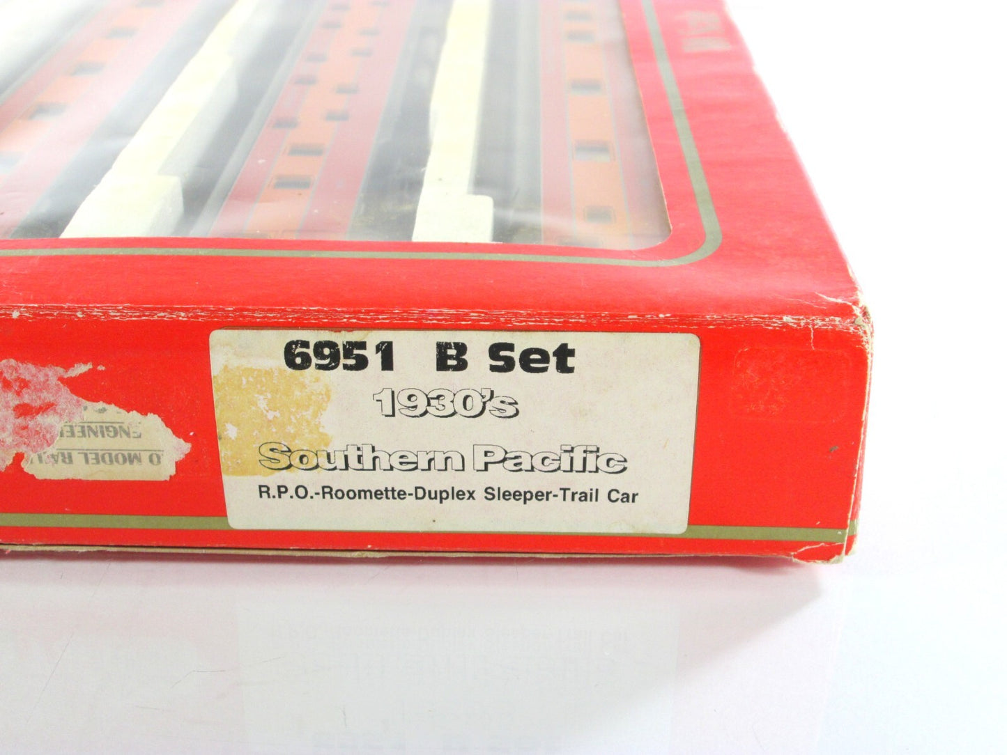 HO Scale *SOUTHERN PACIFIC* 1930s Passenger Set B - Rivarossi 6951, Knuckle Cplr