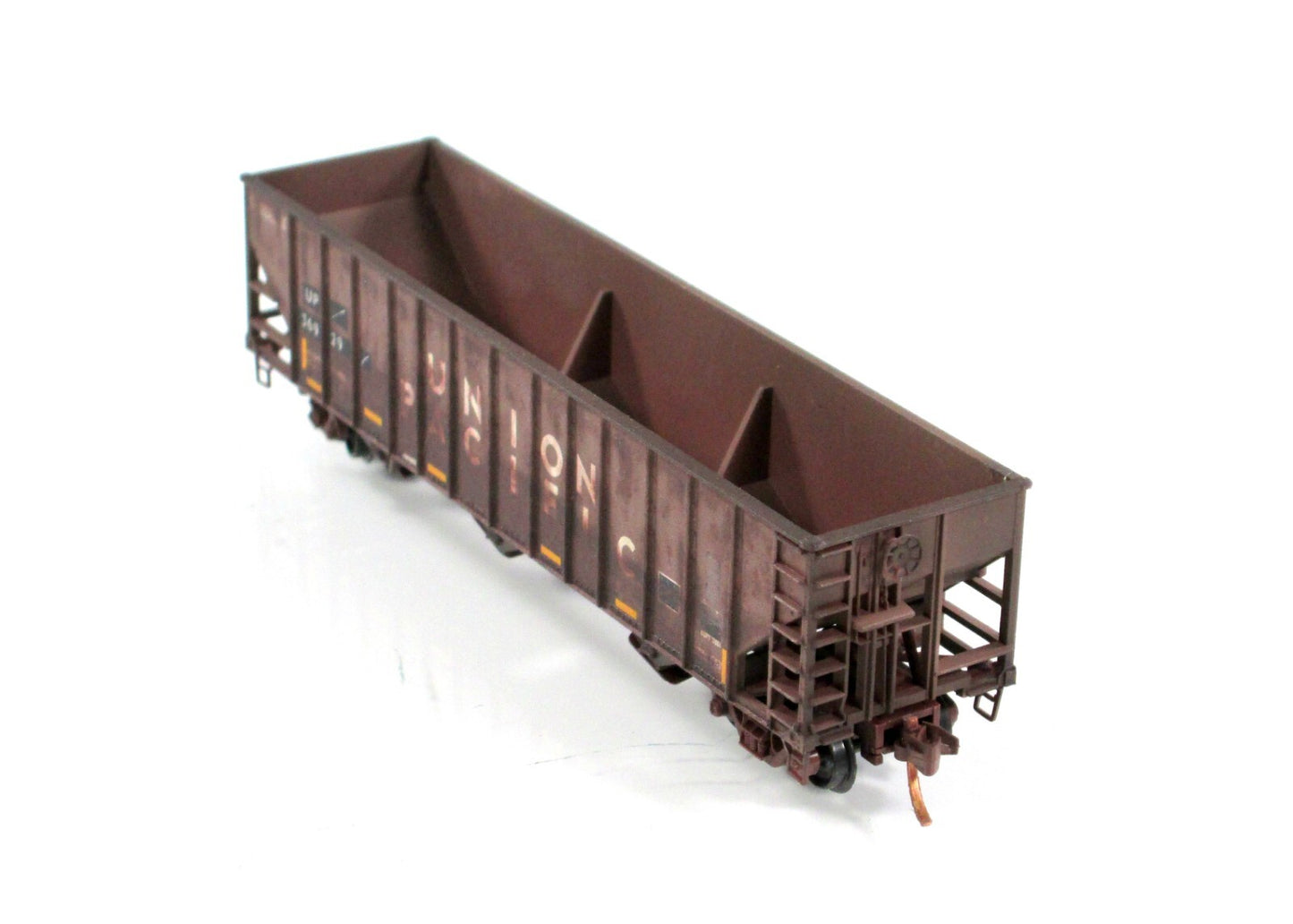 N Scale ***UNION PACIFIC*** Weathered Coal Hopper #36929 - Micro Trains 10844360