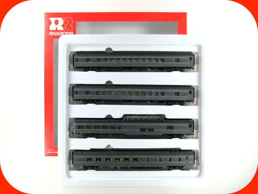 HO Scale **UNION PACIFIC** GRAY Passenger Set A -- Rivarossi R6993, Knuckle Cplr