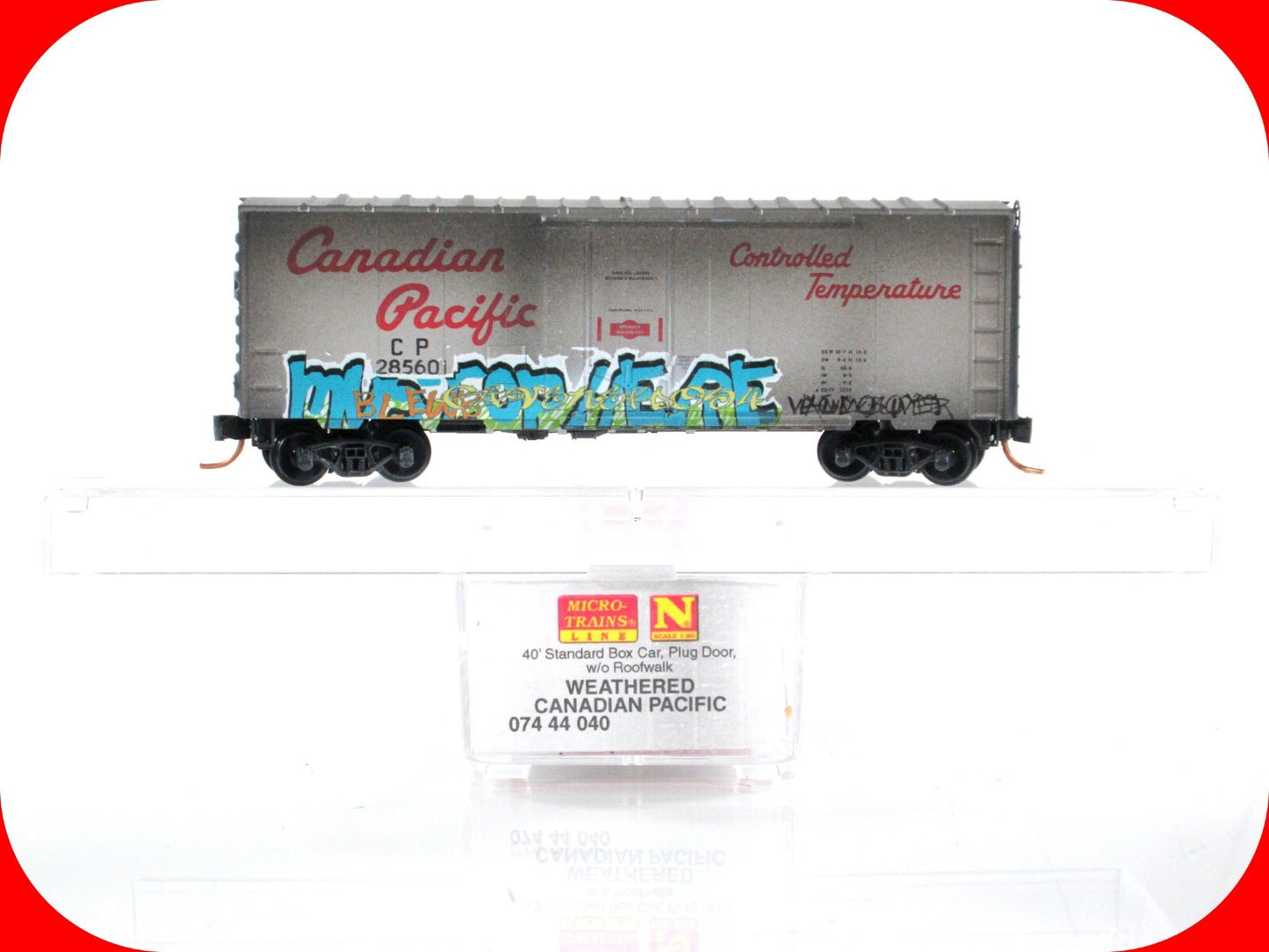N Scale **CANADIAN PACIFIC** Graffiti 40' Box Car #285601 -Micro Trains 07444040