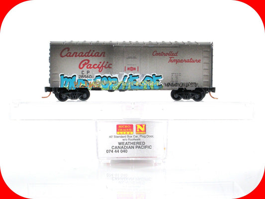 N Scale **CANADIAN PACIFIC** Graffiti 40' Box Car #285601 -Micro Trains 07444040
