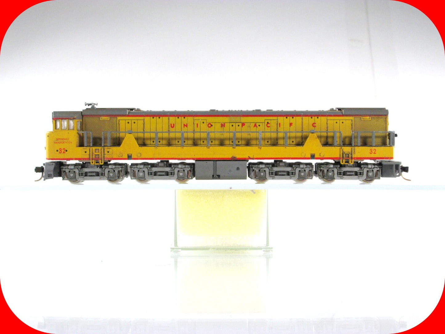 N Scale *UNION PACIFIC U50* Locomotive, Lightly Weathered, UP #32 -Con-Cor 3301A
